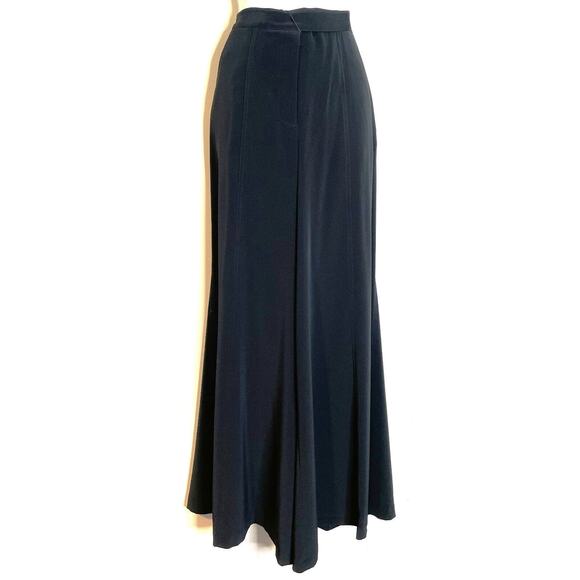 Giorgio Armani Black Wide Leg Palazzo Pants 48 12 NWOT Pockets LUXURY